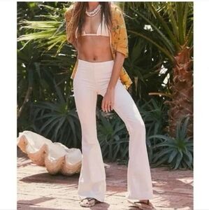 Free People Flare Pull On Corduroy Panrs